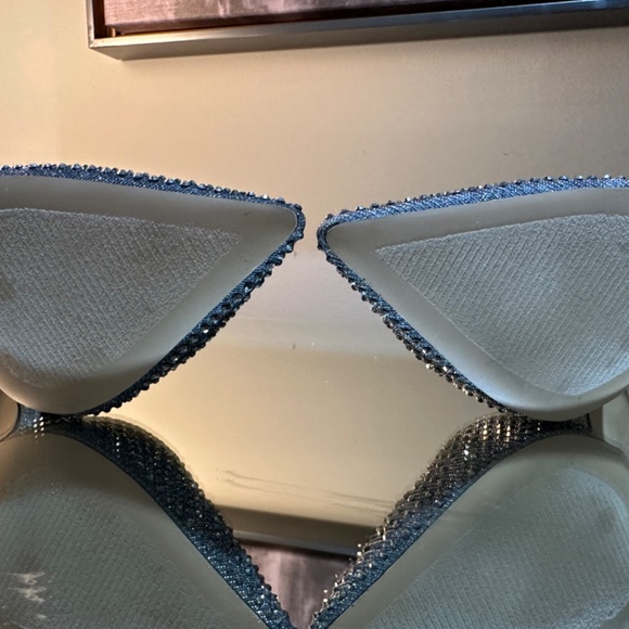 Steve Madden Silver Stud Heel - Picture 2 of 5